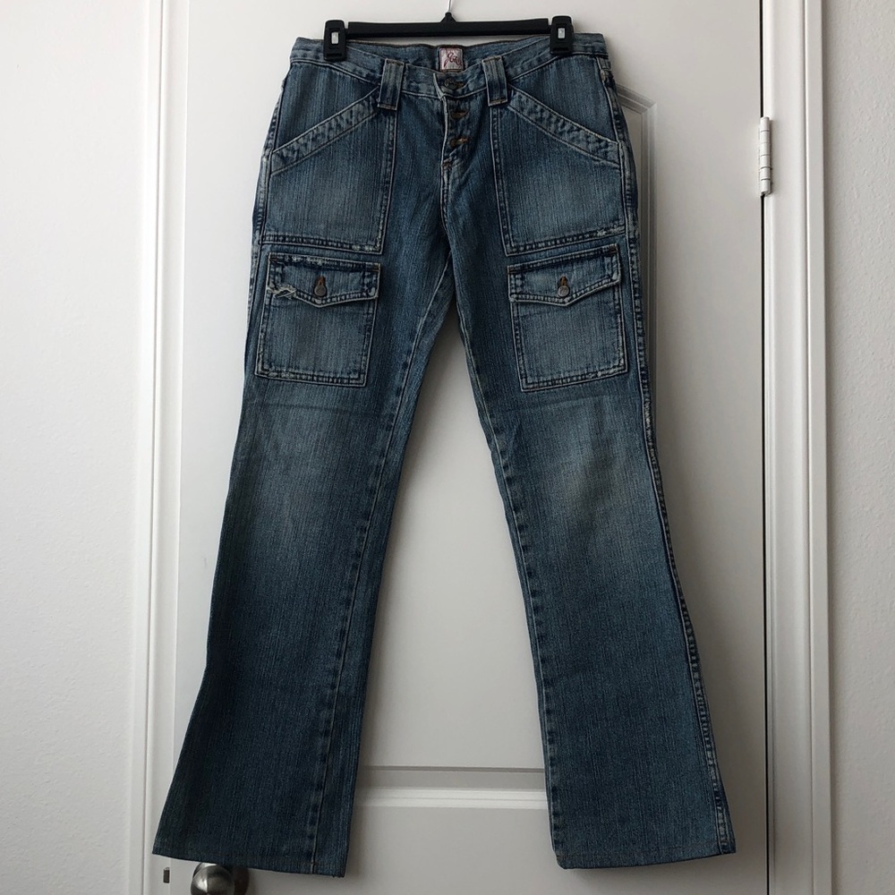 Joie Relaxed Cargo Jeans - Picture 2 of 11